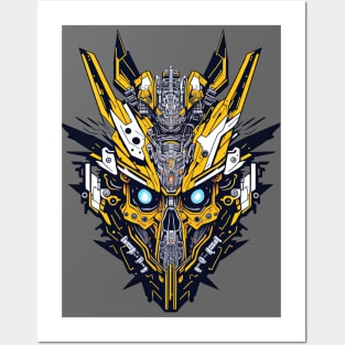 Mecha Skull S01 D78 Posters and Art